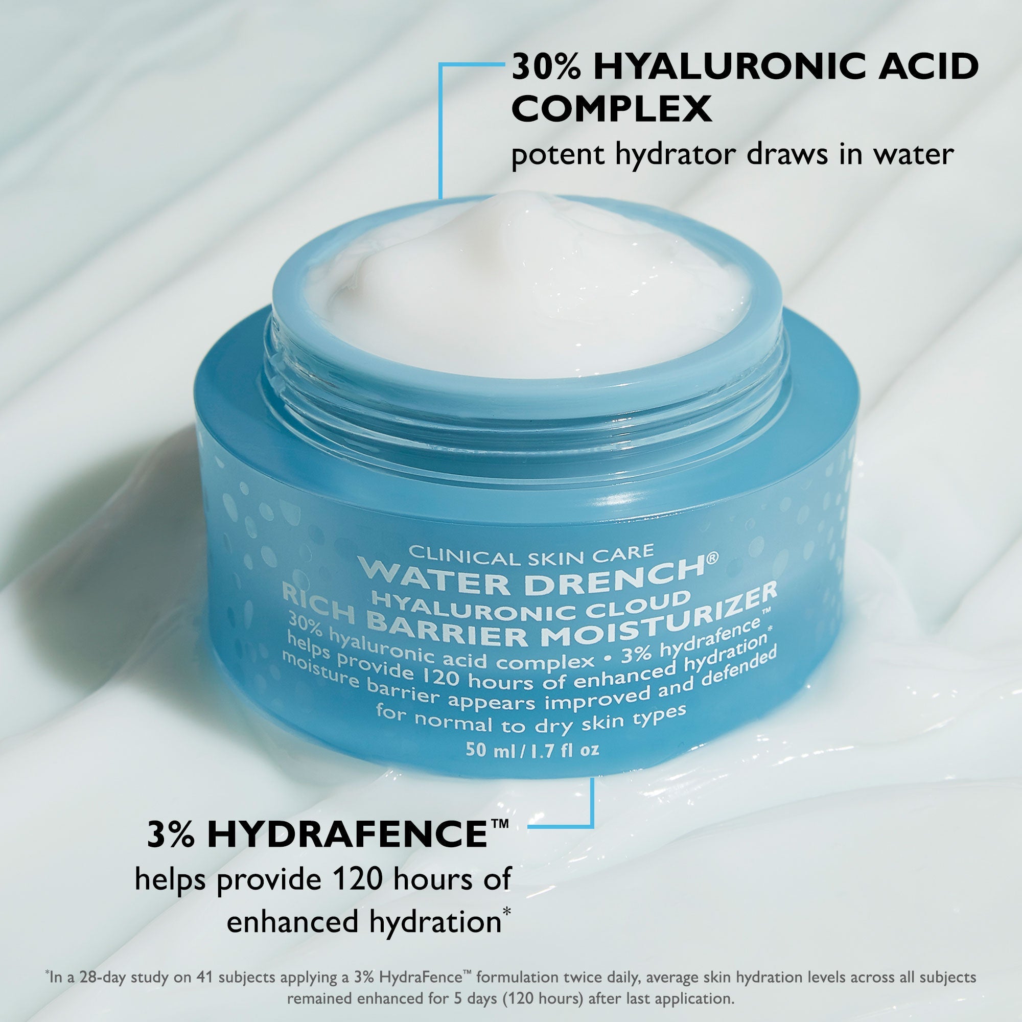 Peter Thomas Roth Water Drench Hyaluronic Cloud Rich Barrier Moisturizer 50ml