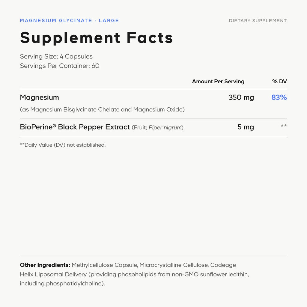 Codeage Liposomal Magnesium Glycinate 240 Capsules