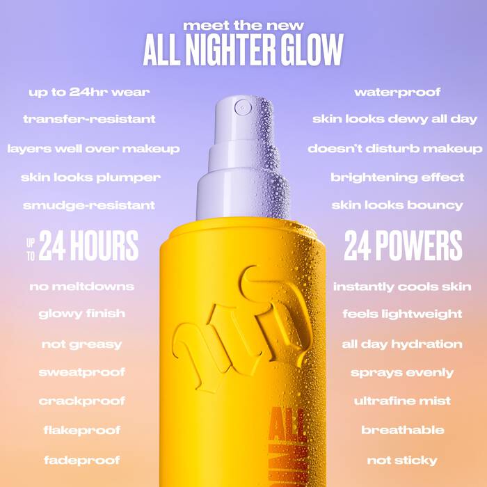 Urban Decay All Nighter Glow Waterproof Setting Spray 118ml